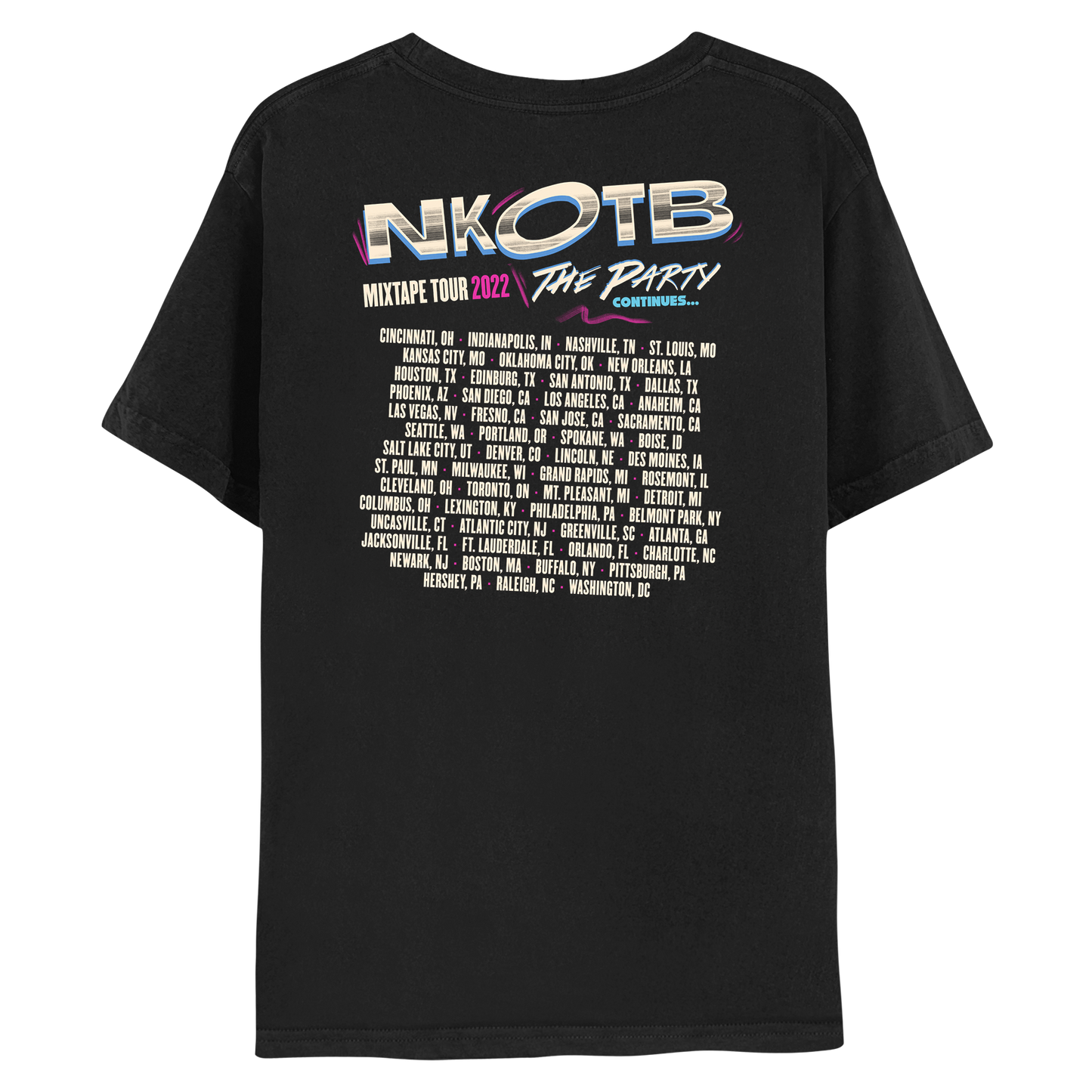 The Party Continues Tour Tee