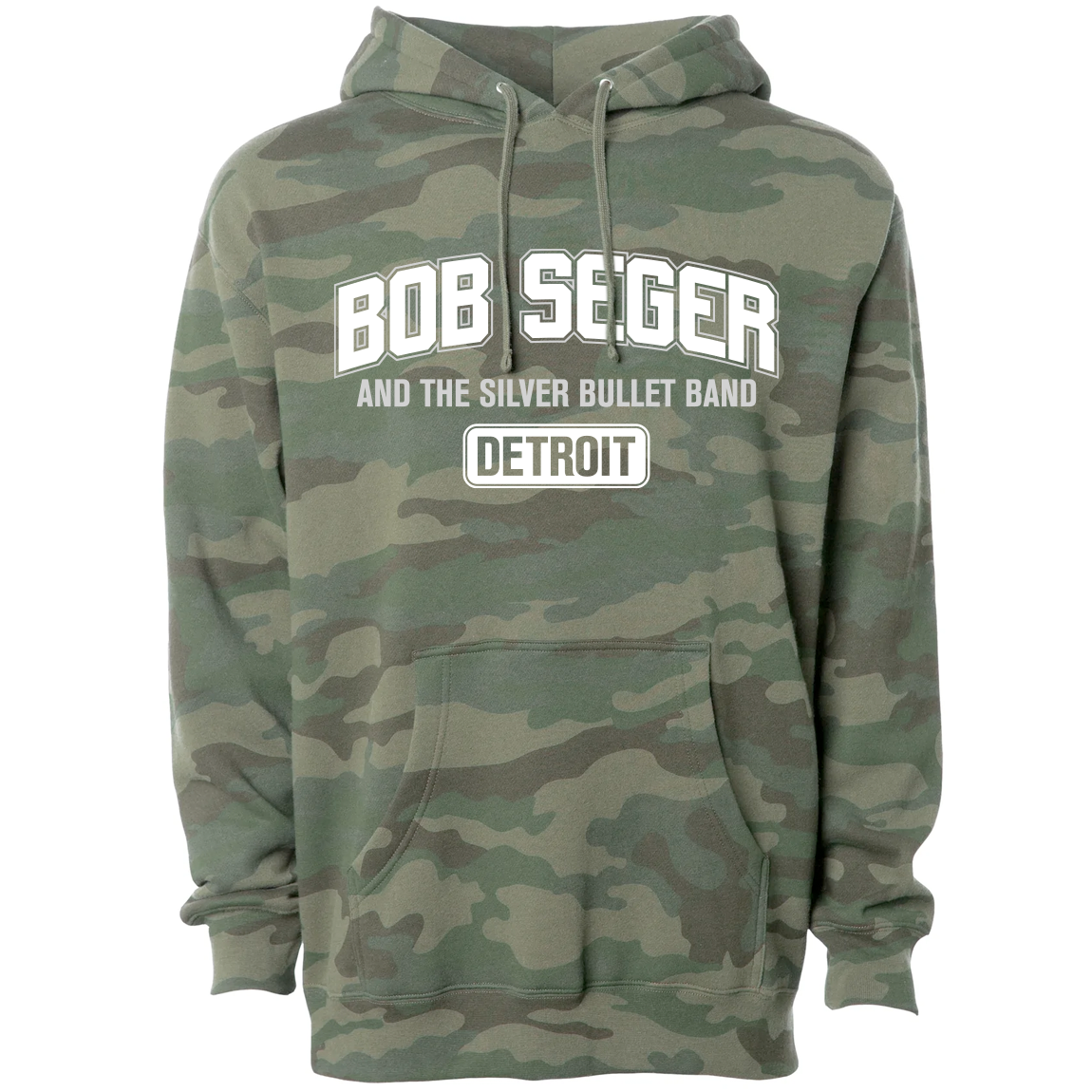 Bob Seger Camo Pullover Hoodie
