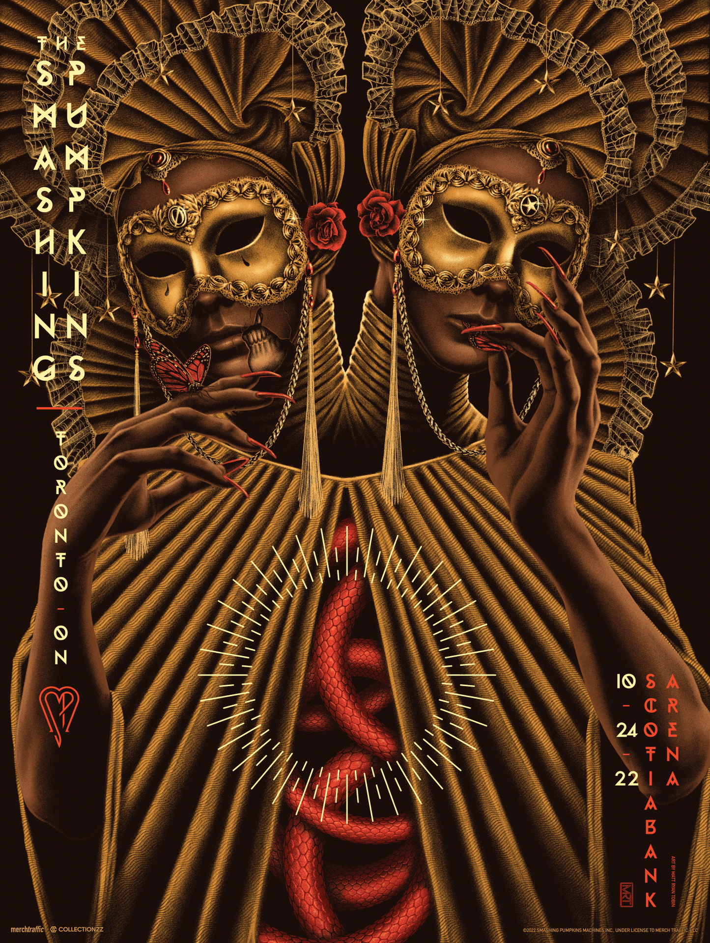 The Smashing Pumpkins Toronto October 24, 2022 Print