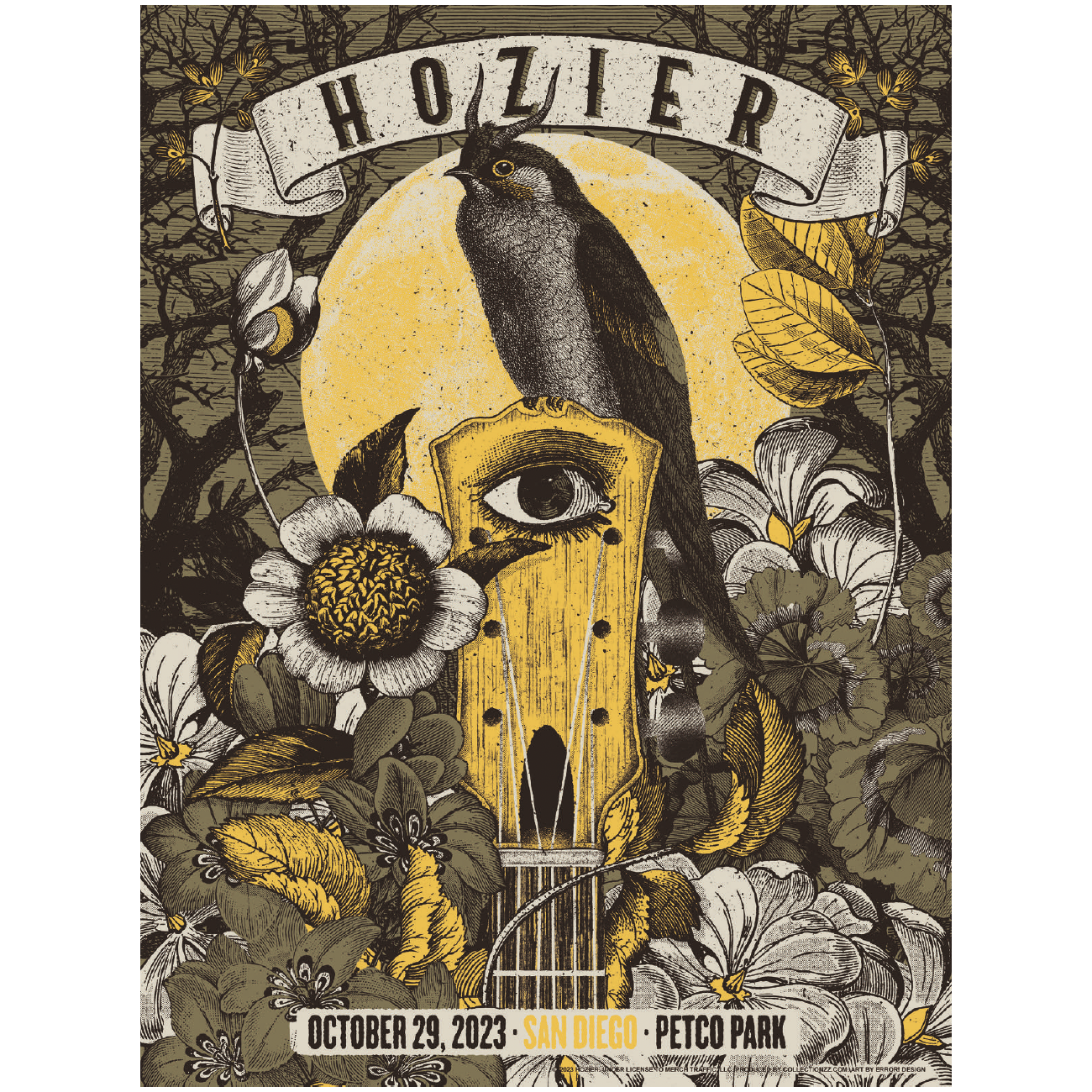 San Diego October 29 Show Poster