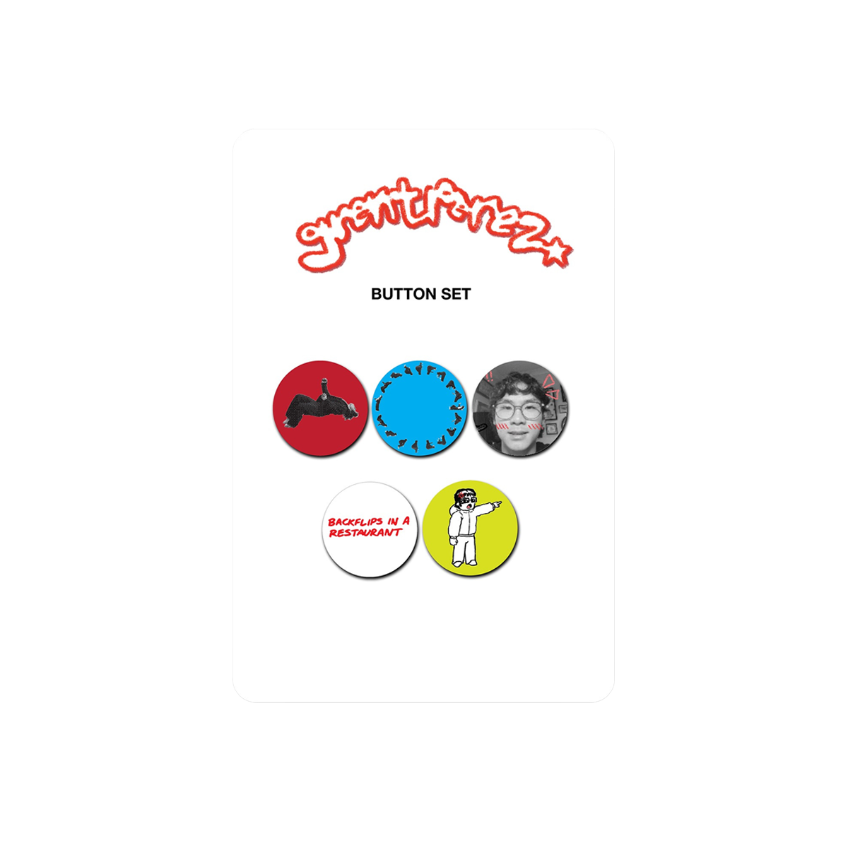 GRENTPEREZ 5 PACK BUTTON SET