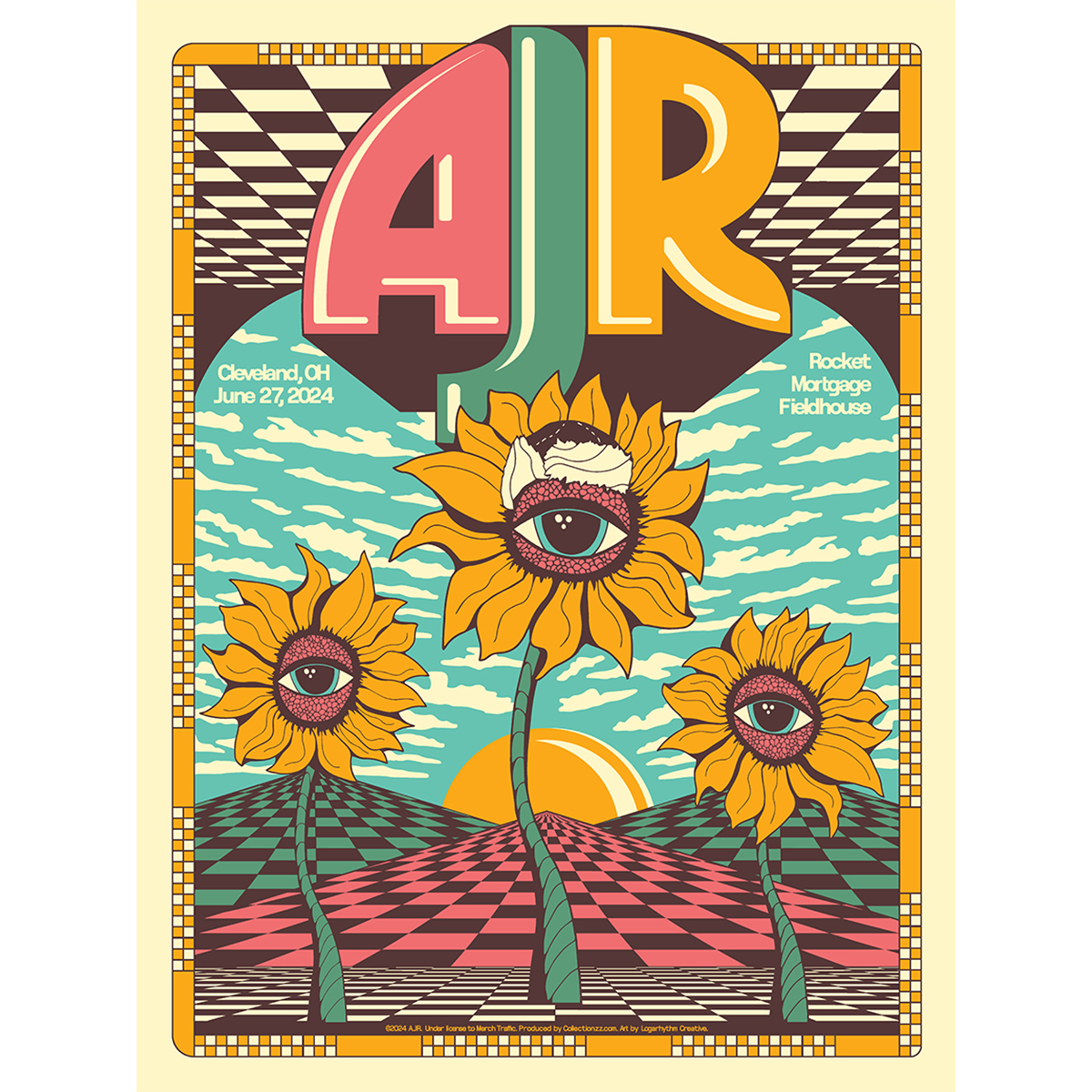 Cleveland June 27 2024 Tour Poster - Limited Edition