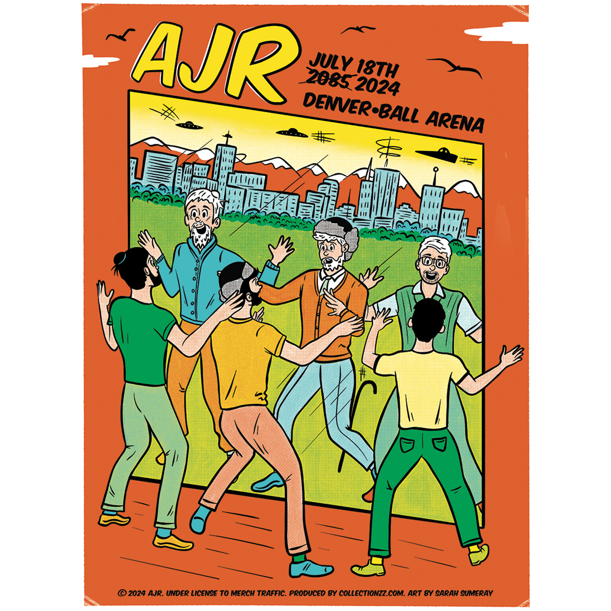 Denver July 18 2024 Tour Poster - Limited Edition