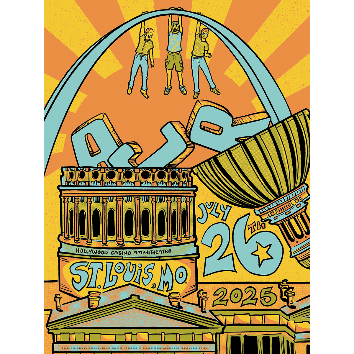 St. Louis July 26 2025 Tour Poster - Limited Edition