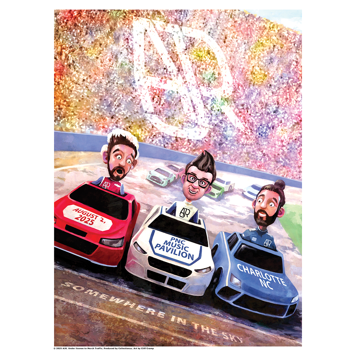 Charlotte August 2 2025 Tour Poster - Limited Edition