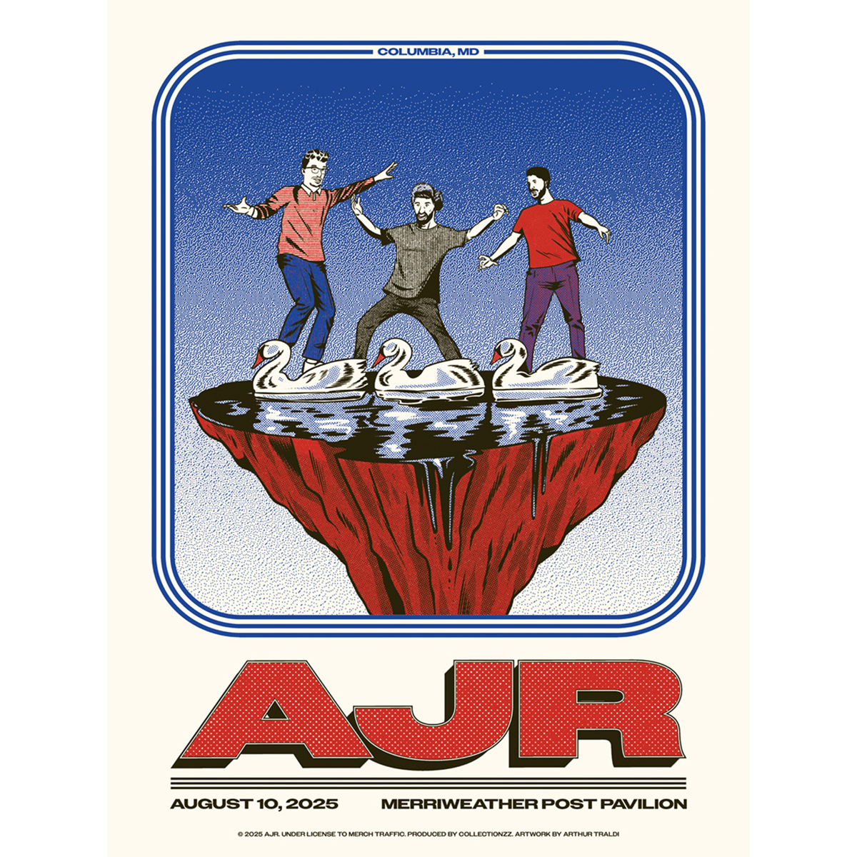 Columbia August 10 2025 Tour Poster - Limited Edition