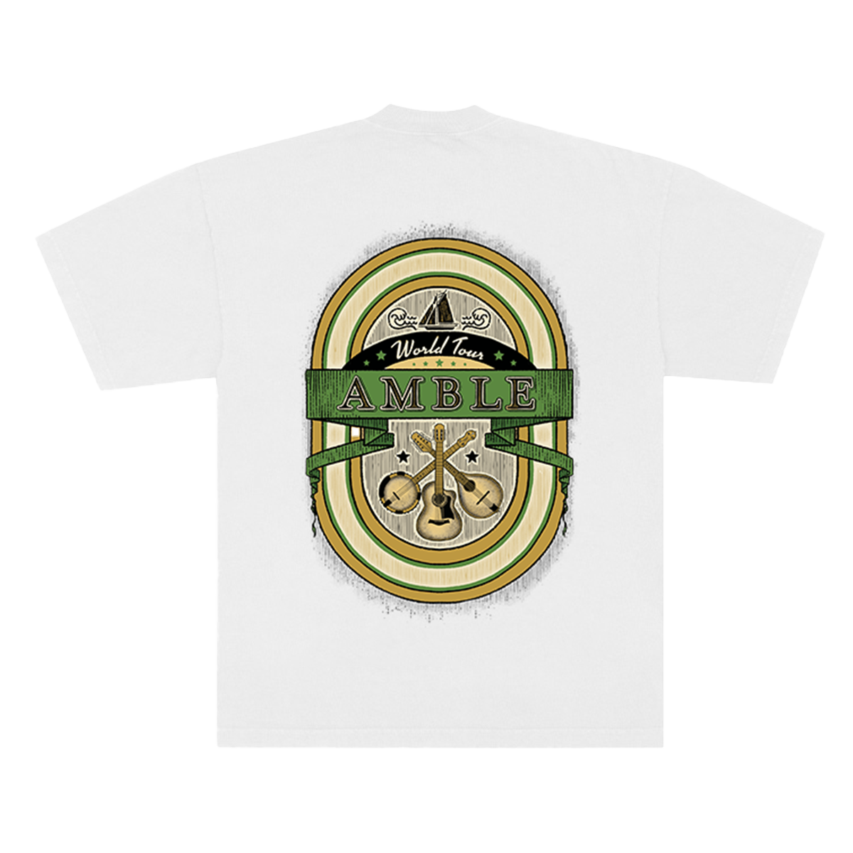 Amble 2025 Tour Celtic Tee – White