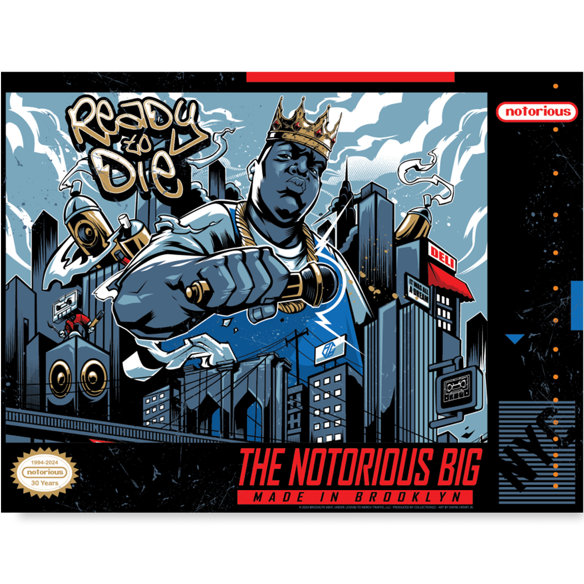 The Notorious B.I.G. Juicy (SNES Edition) Poster