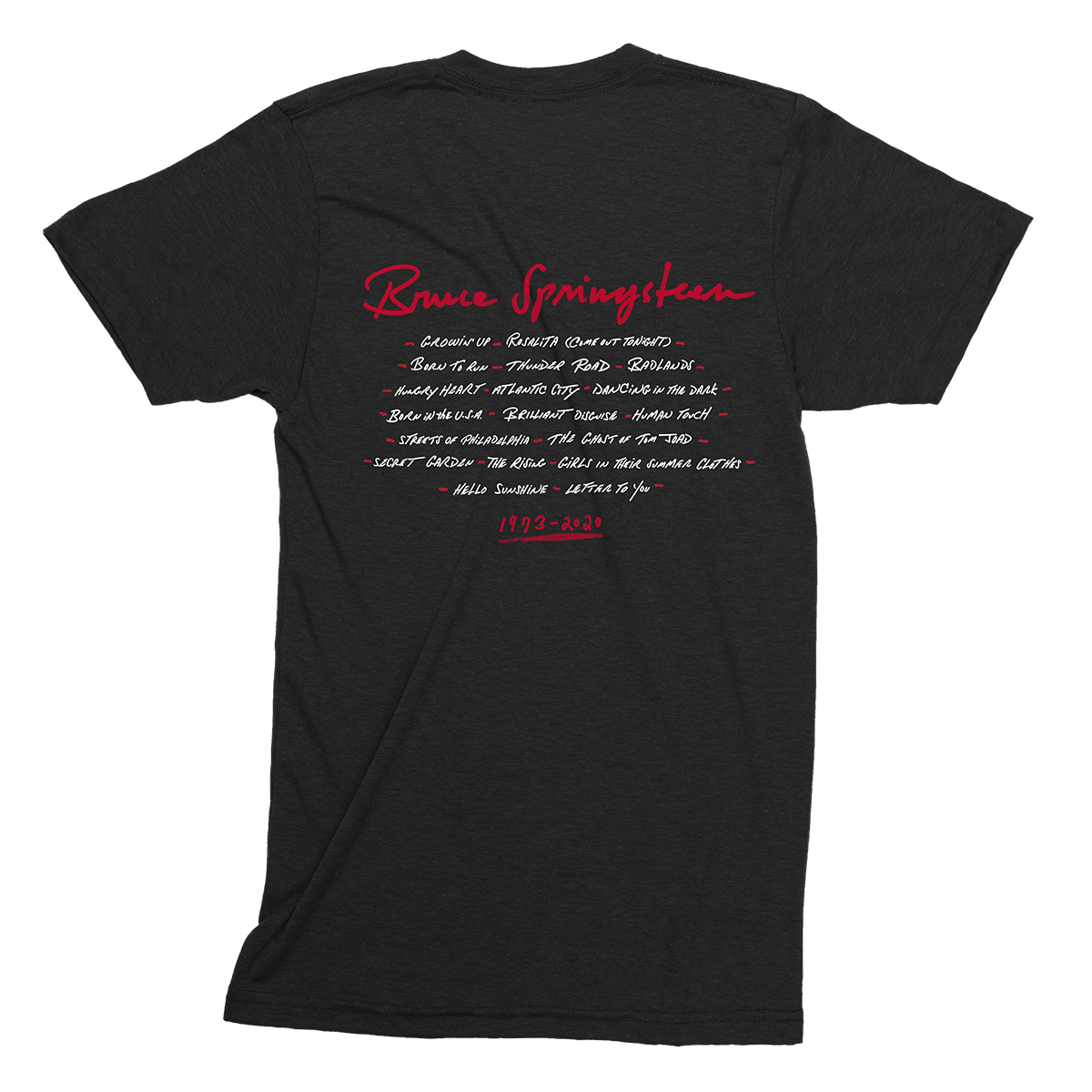Best Of Bruce Springsteen Black Tee