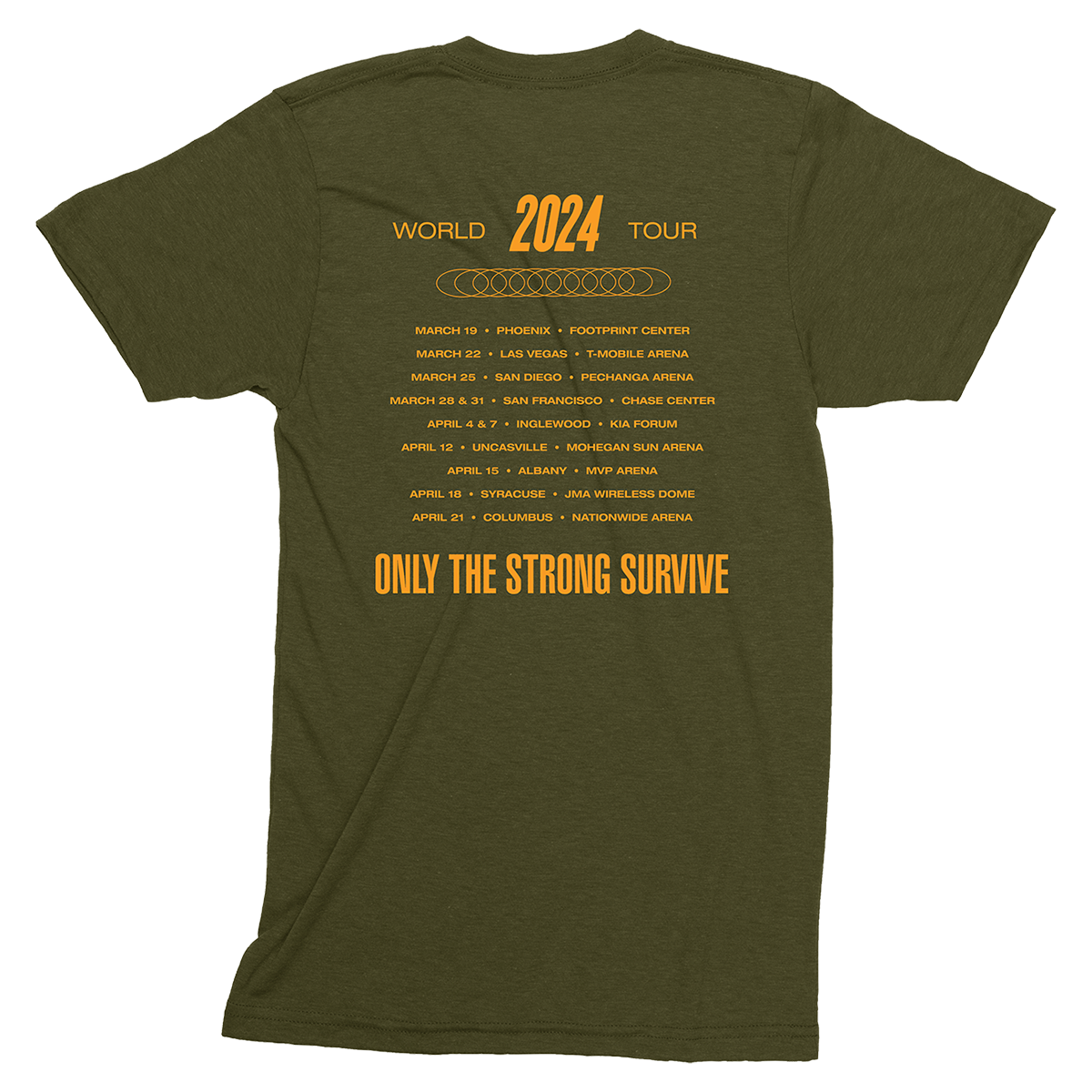 Springsteen & The E Street Band 2024 World Tour Tee