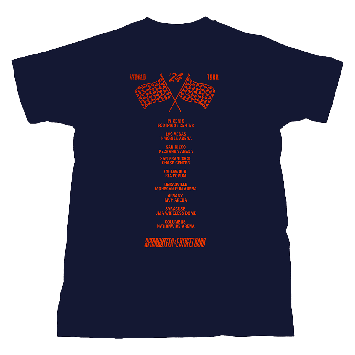 Springsteen & The E Street Band 2024 World Tour Guitar Tee
