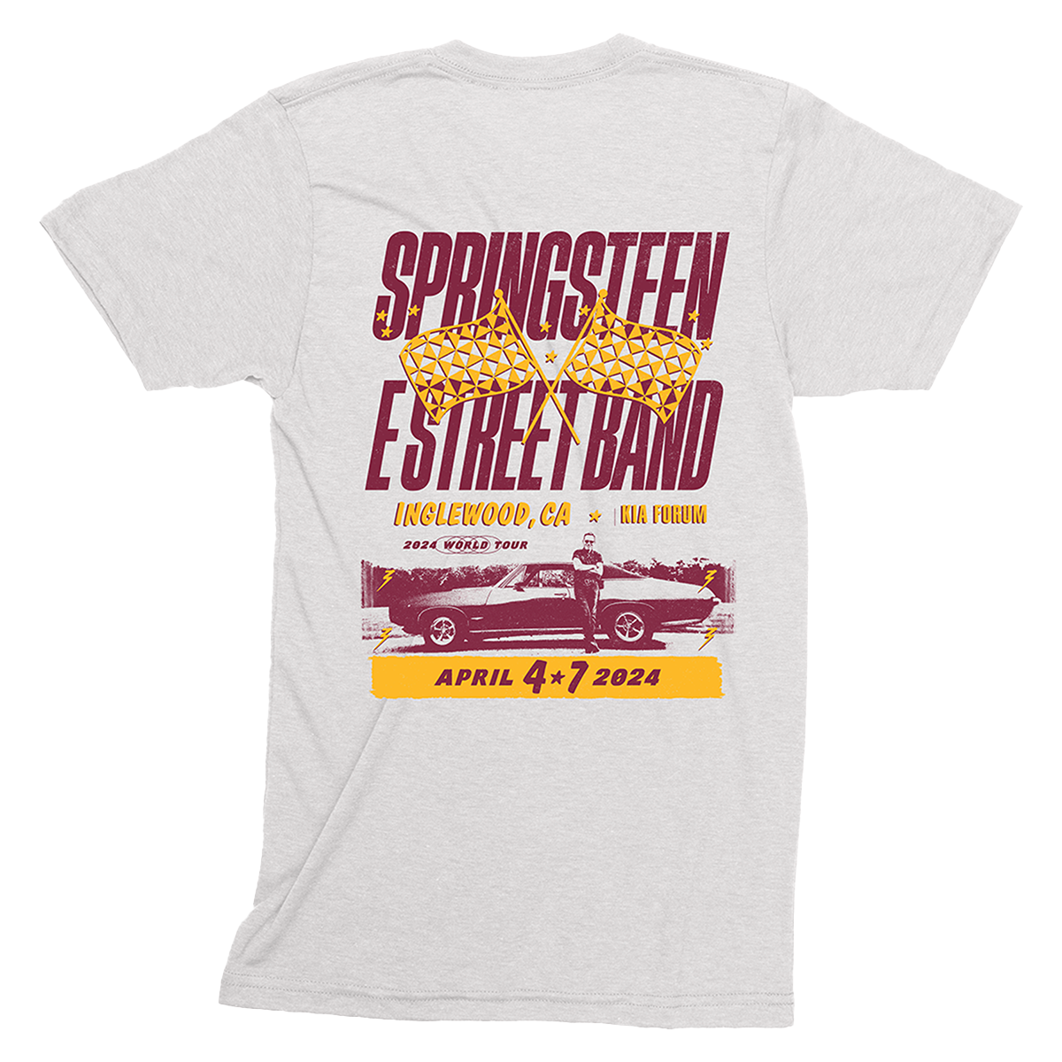 Springsteen & The E Street Band Inglewood 2024 Limited Edition Tour Tee