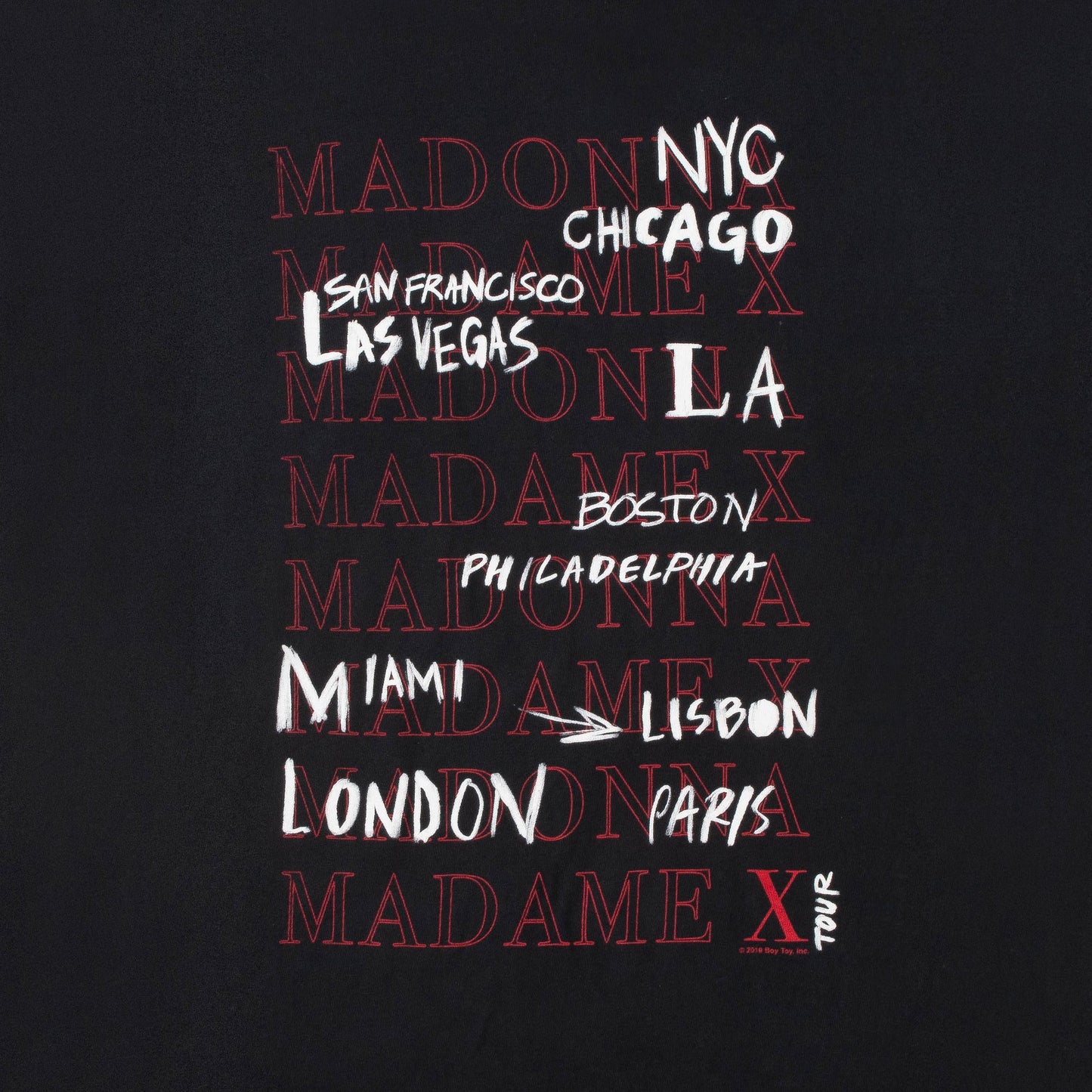 Madame X Tour City Tee-Madonna