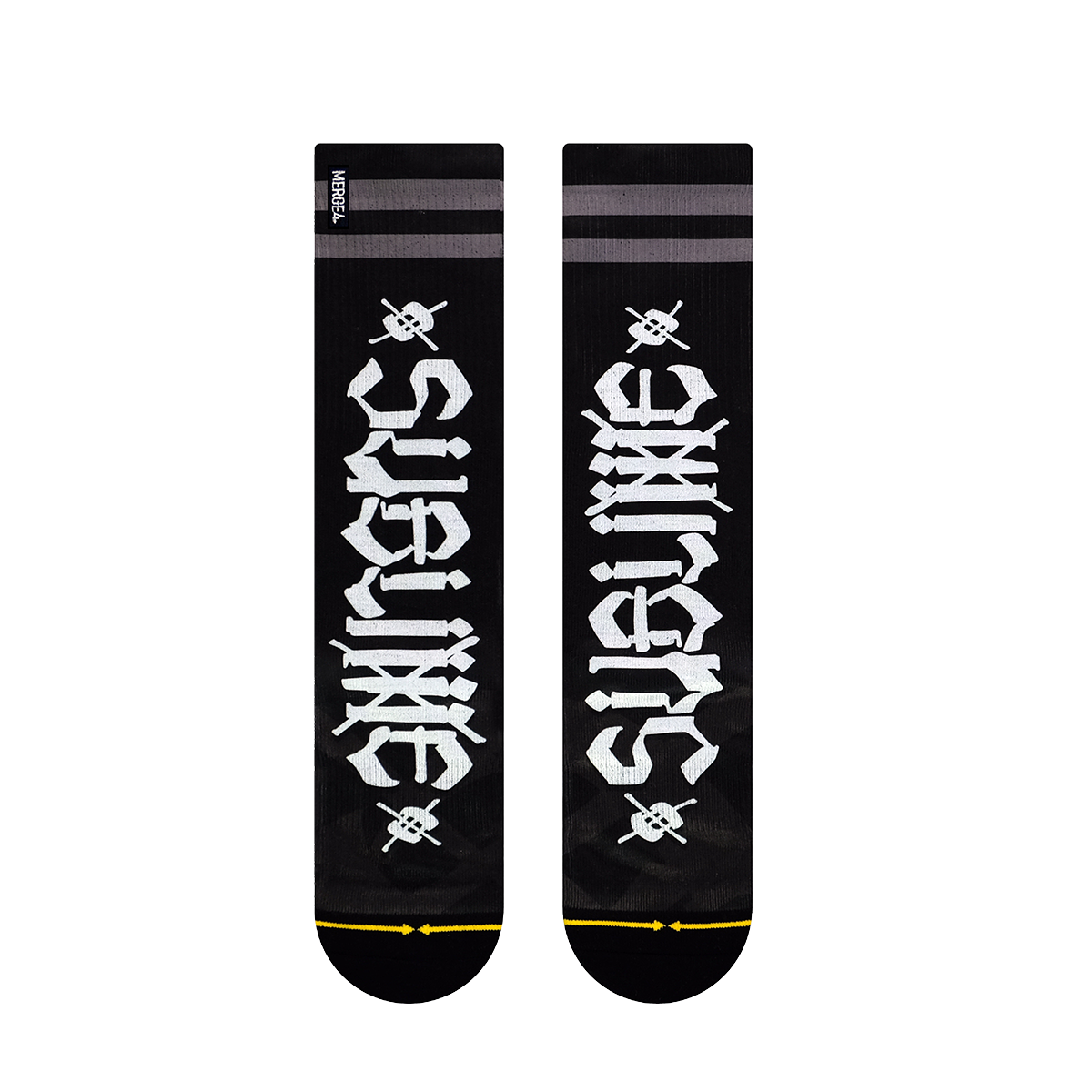 Sublime x Chaz Socks - Black / White