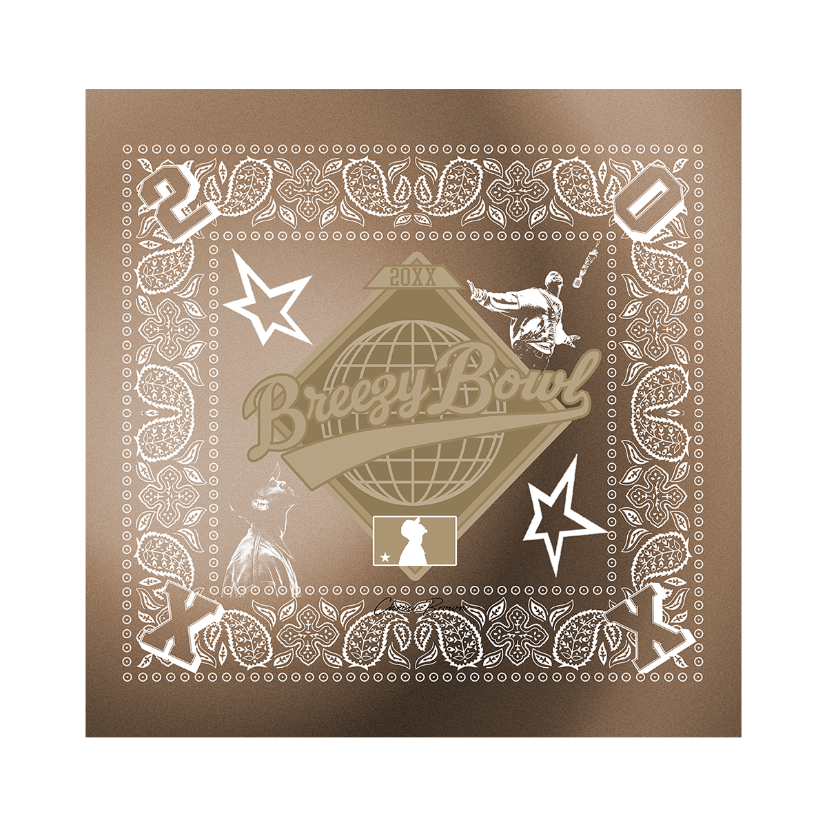 Breezy Bowl Bandana - Brown