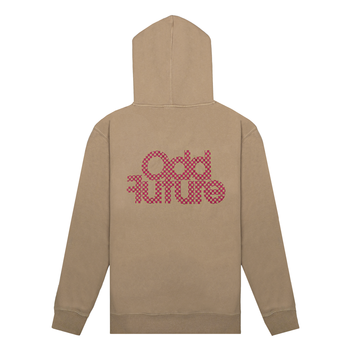 Checker Pullover Hoodie - Sandstone-Odd Future