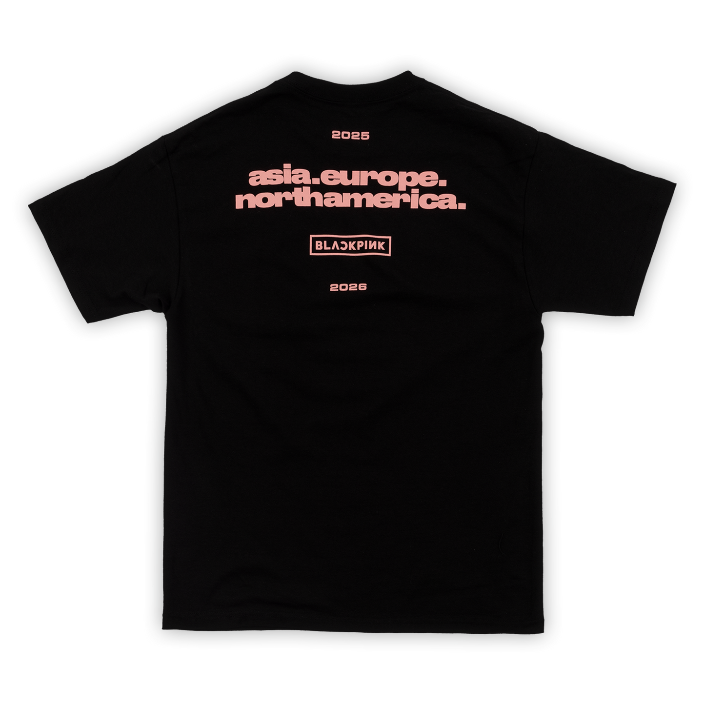BLACKPINK Continent Logo Tee Black