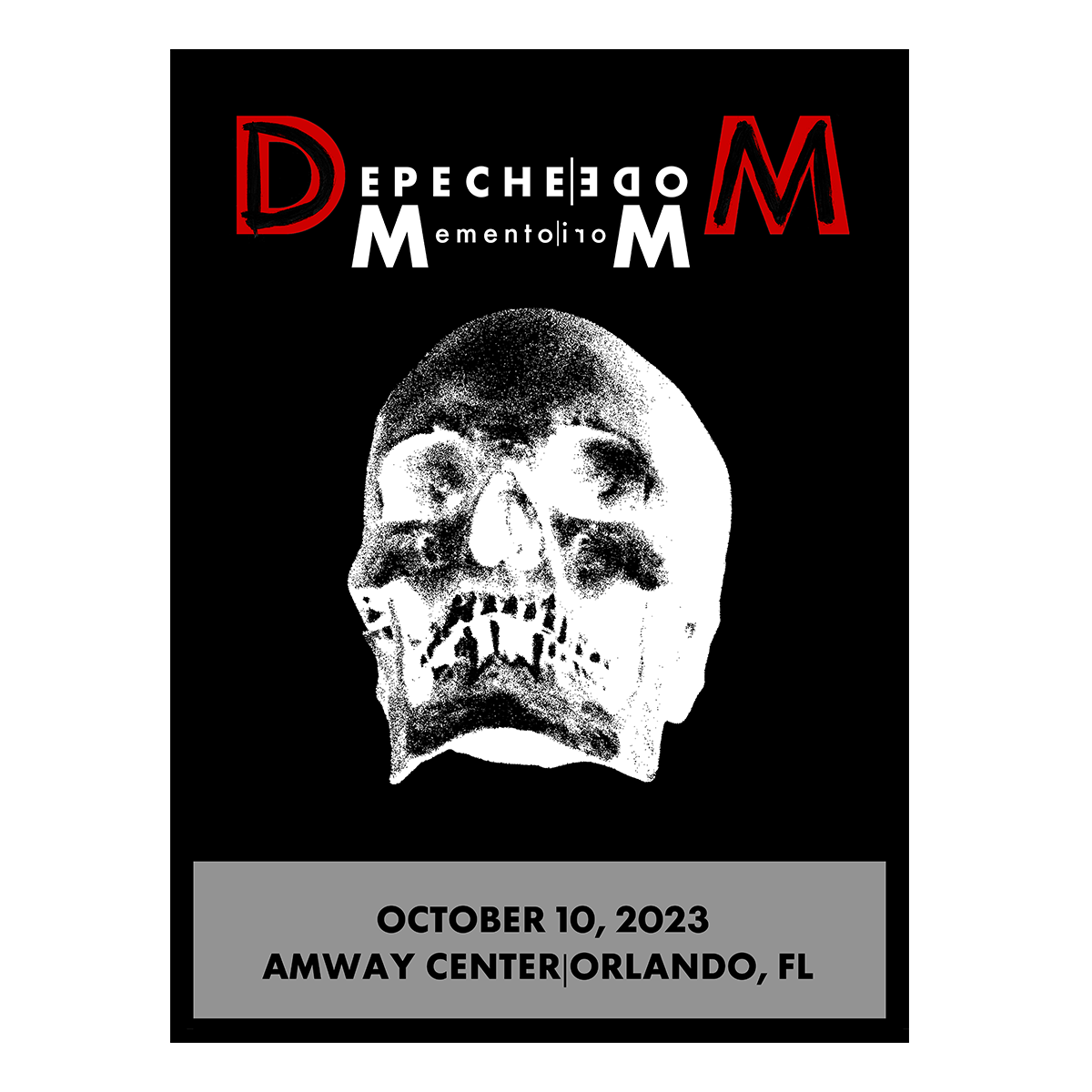 Memento Mori Tour 2023 Orlando Screen Print Poster Limited Edition