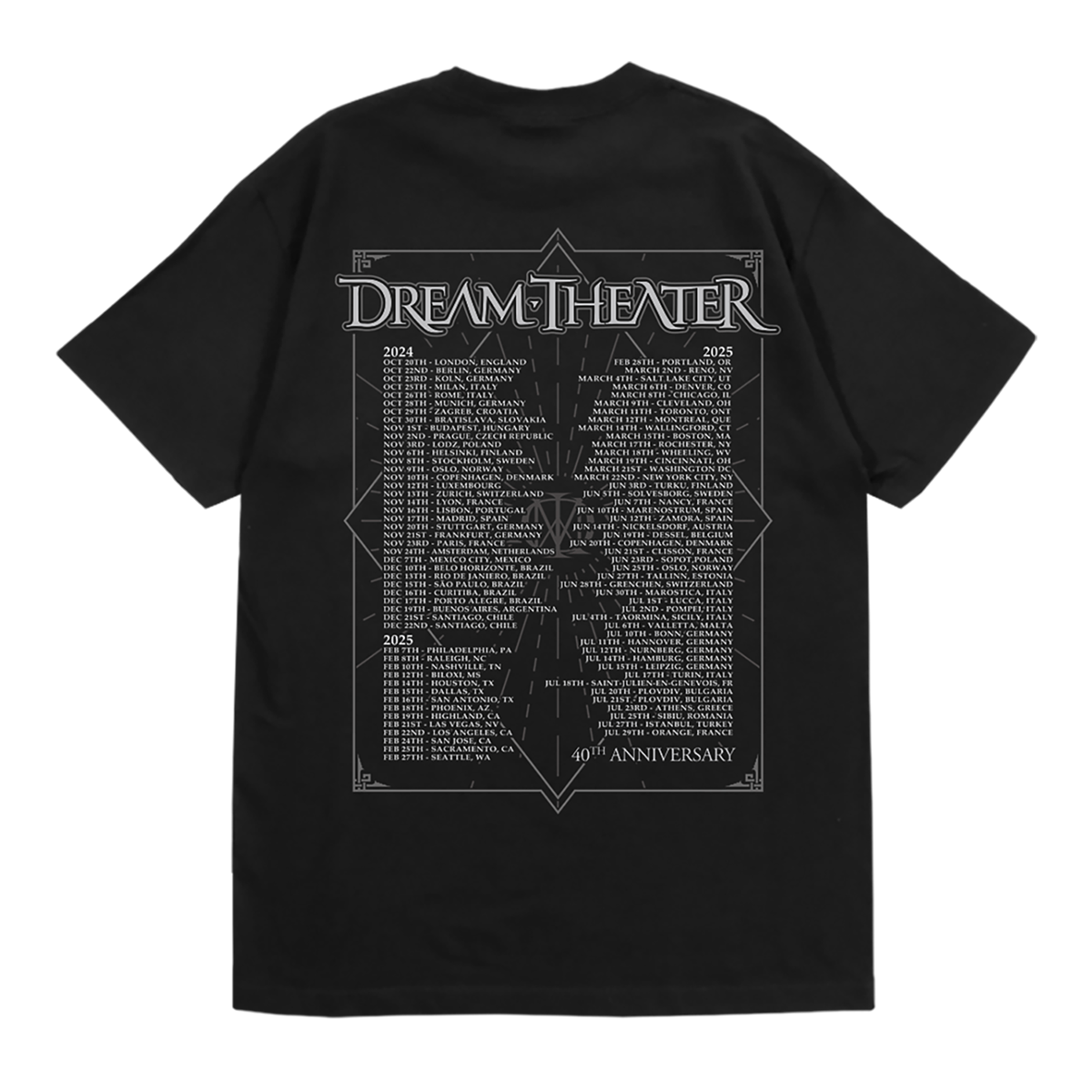 40th Anniversary Logo Tour Tee