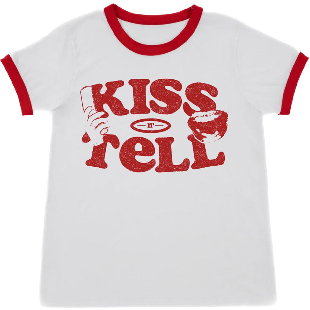 Kiss n Tell Ringer Tee