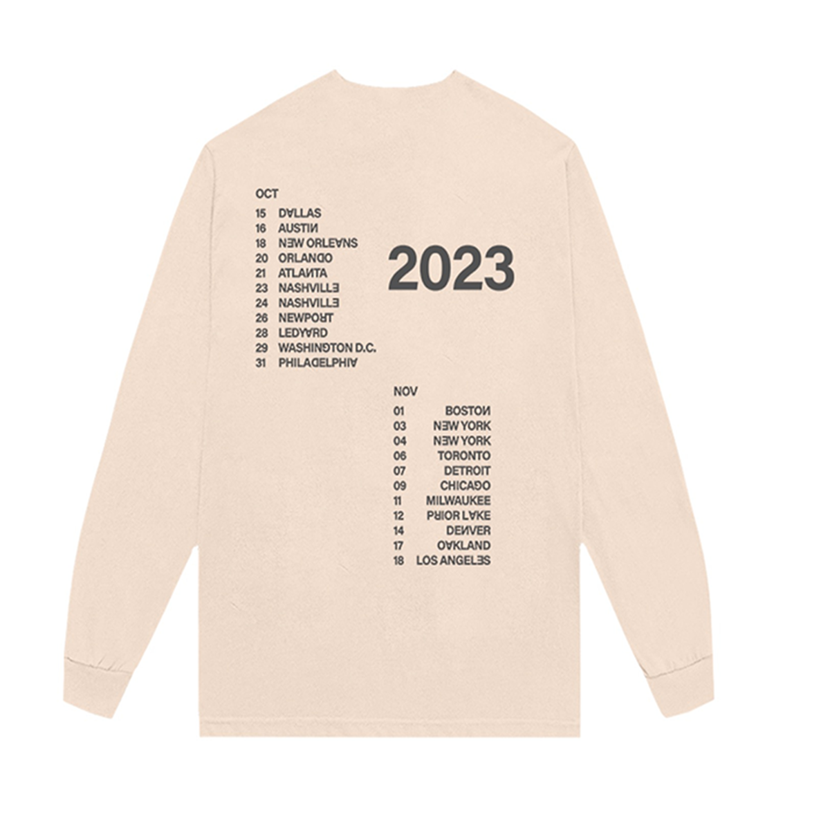 Only Love Tour 2023 Long Sleeve