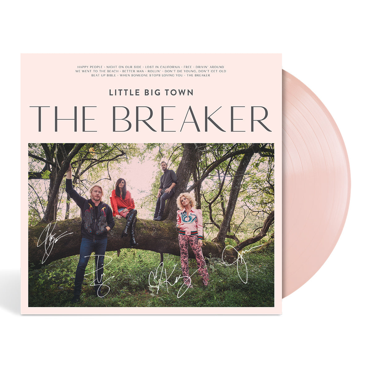 THE BREAKER SIGNED VINYL (OPAQUE BABY PINK)