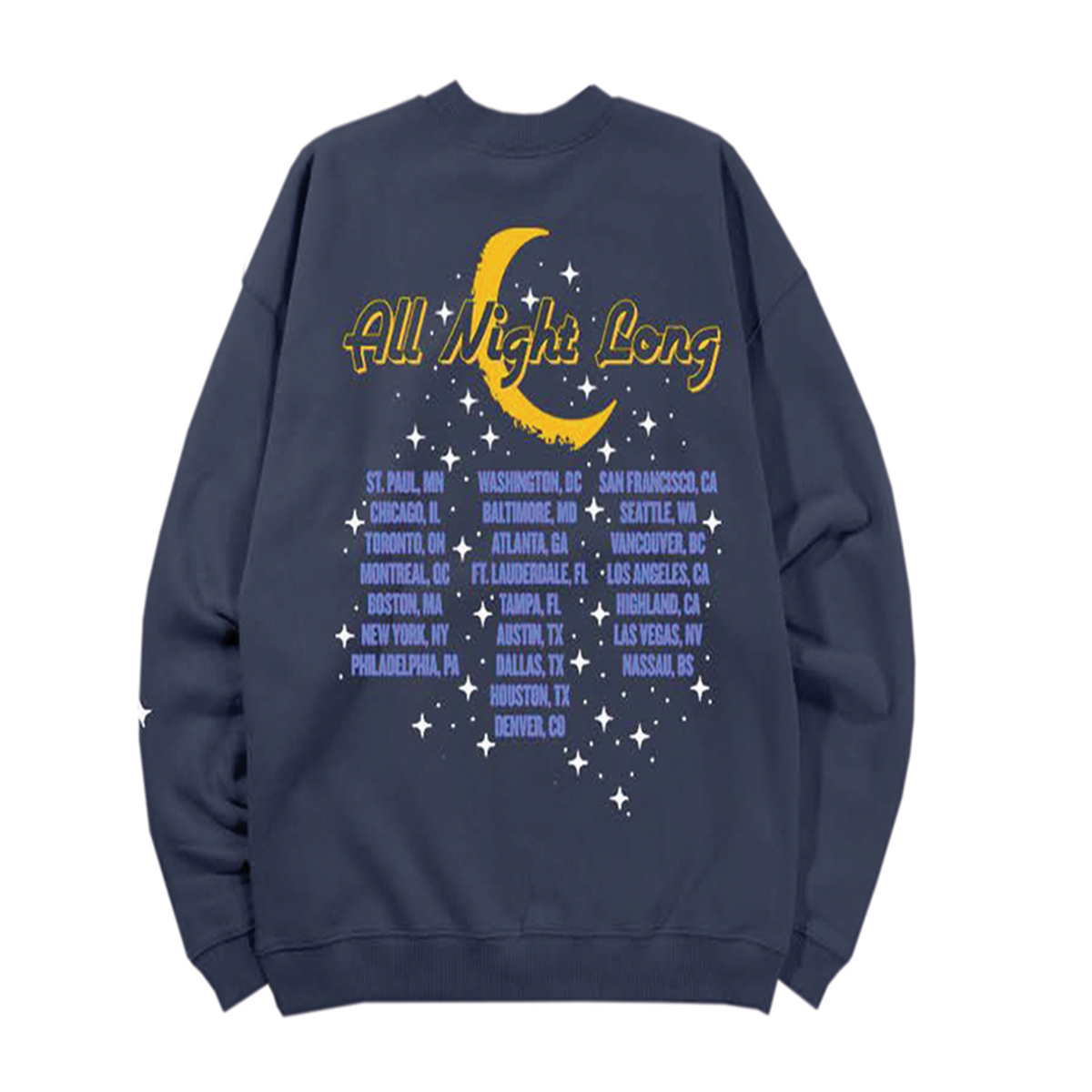 All Night Long Tour Crewneck