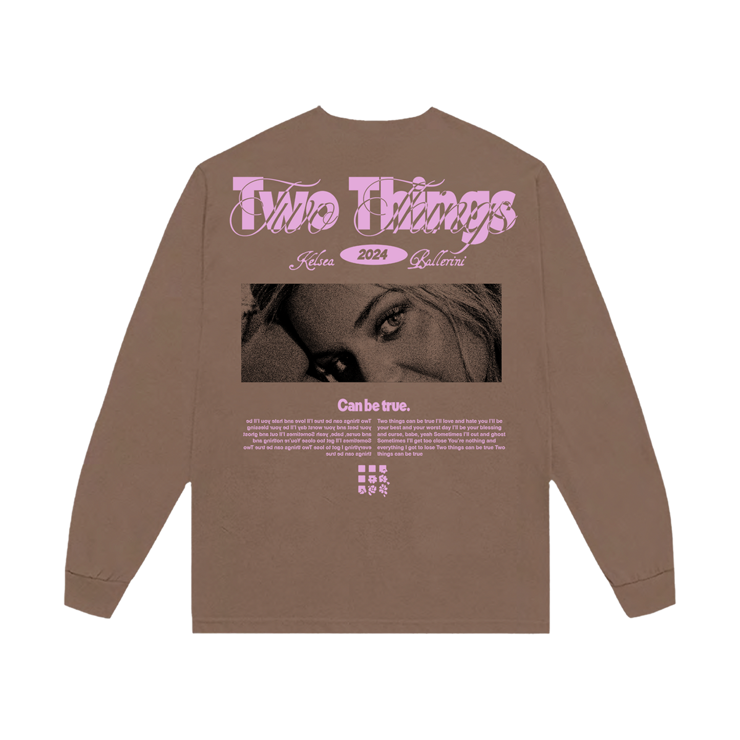 TWO THINGS LONG SLEEVE T-SHIRT