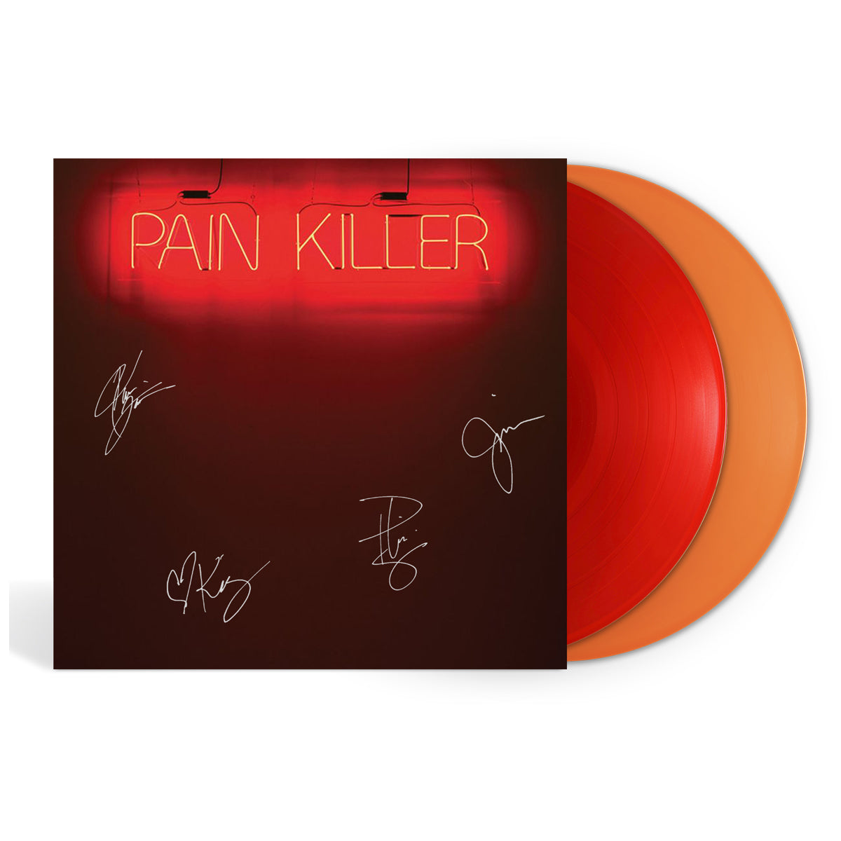 PAIN KILLER SIGNED 2LP VINYL (TRANSLUCENT RUBY + TRANSLUCENT ORANGE)