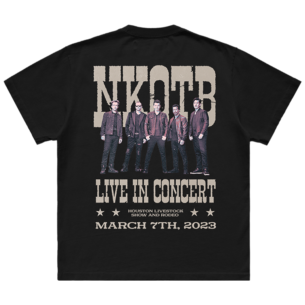 Limited Edition NKOTB Houston Rodeo Photo Tee