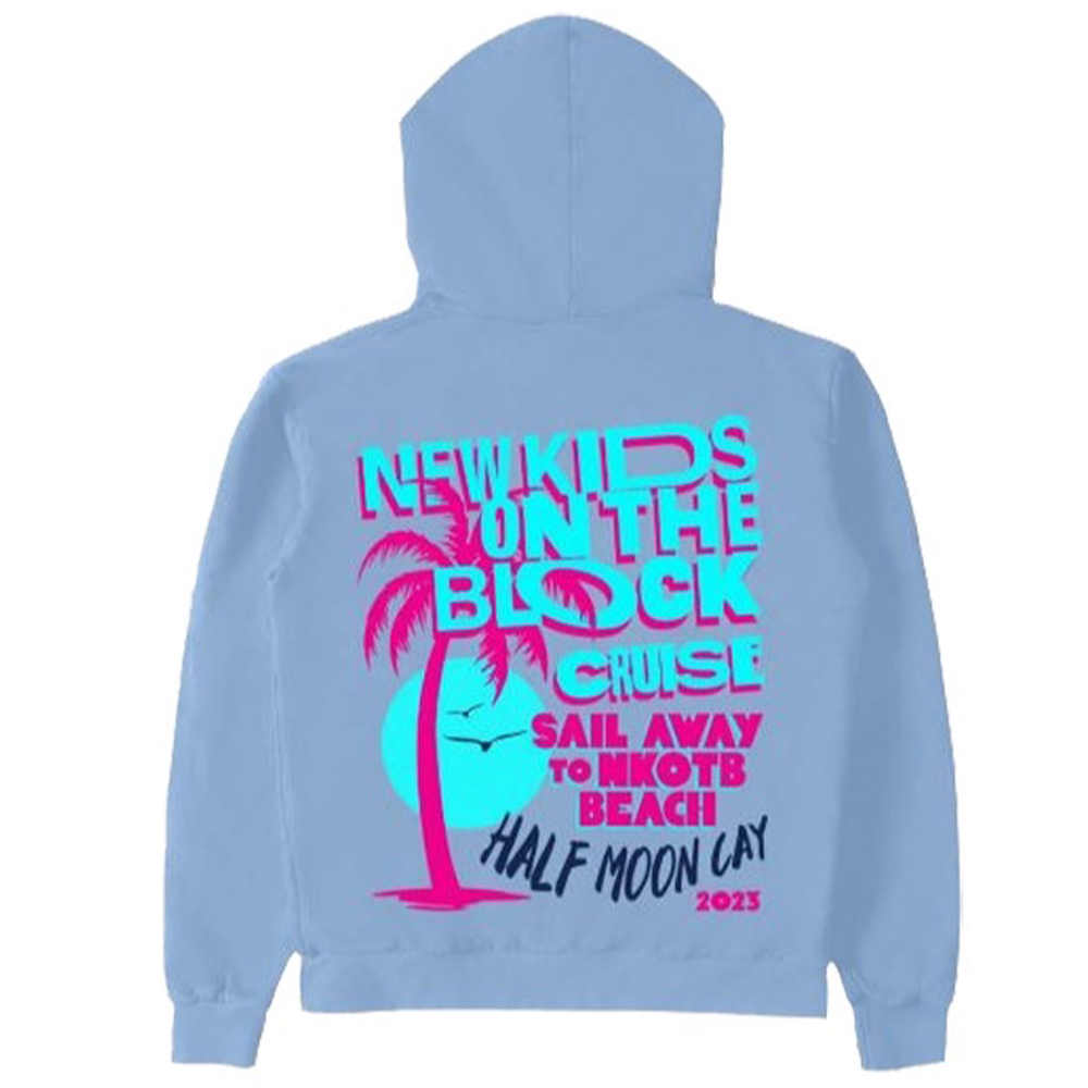 New Kids On The Block Sail Away Cruise 2023 Pullover Hoodie
