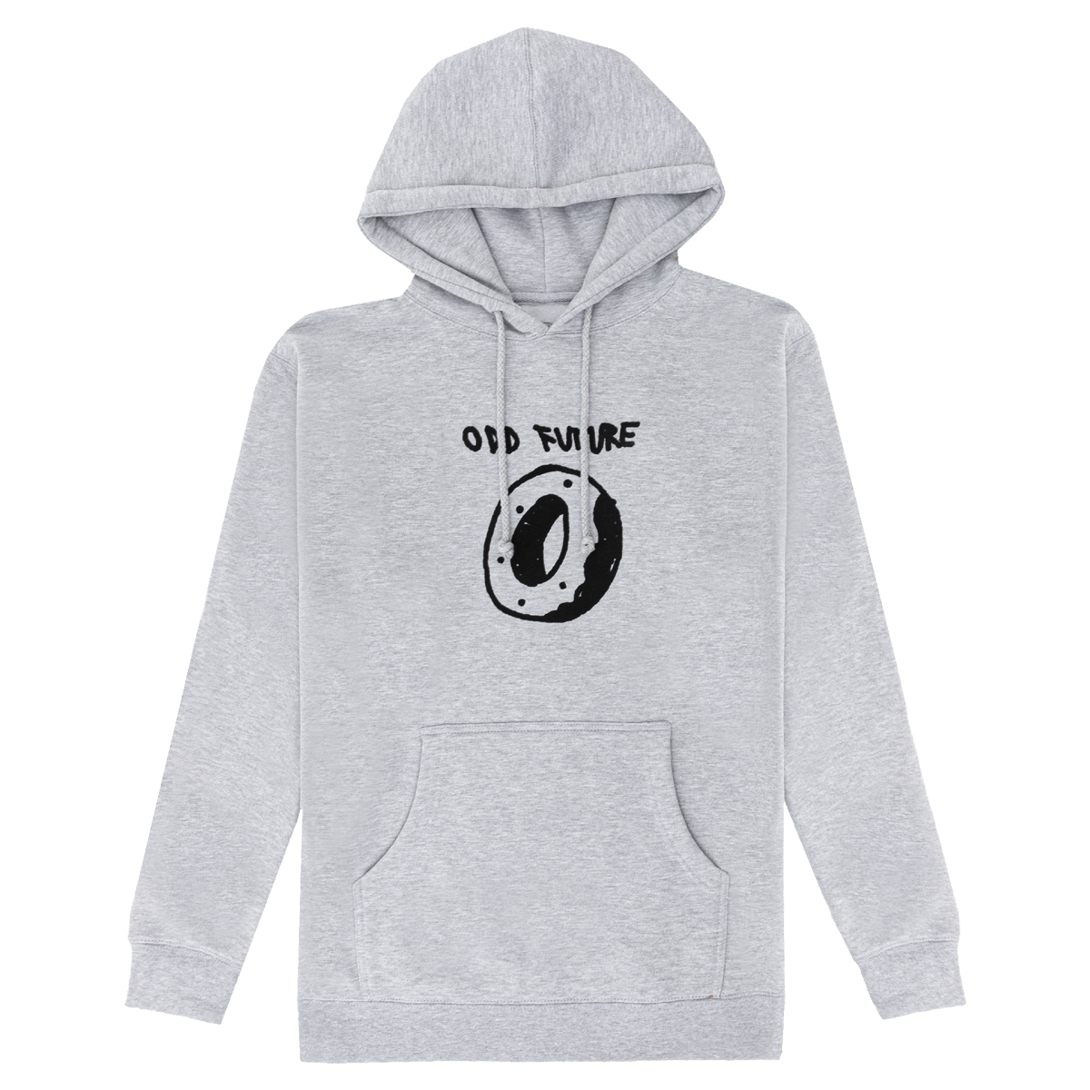 Doodle Donut Hoodie - Heather Grey-Odd Future
