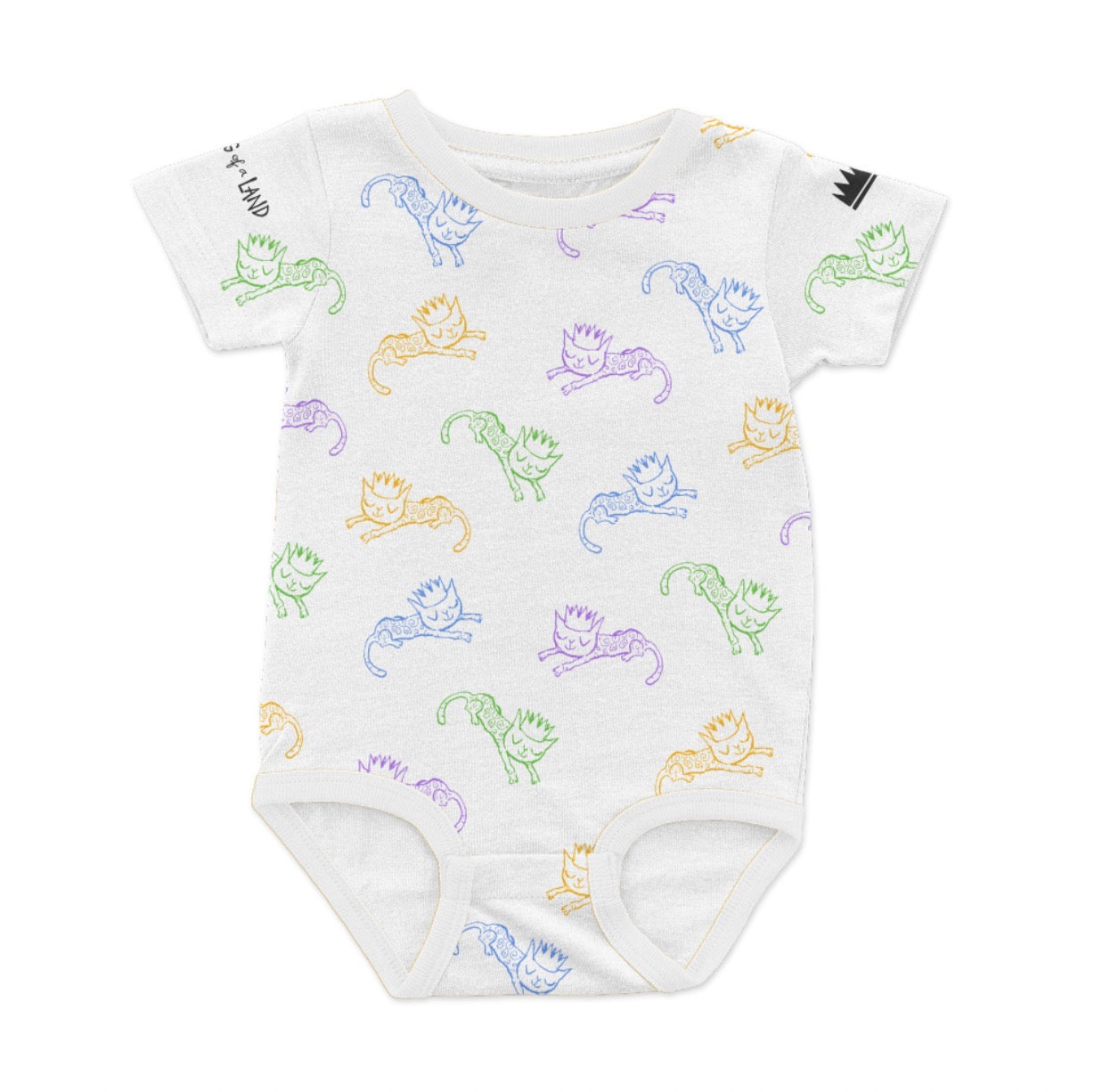 King of a Land Baby Onesie