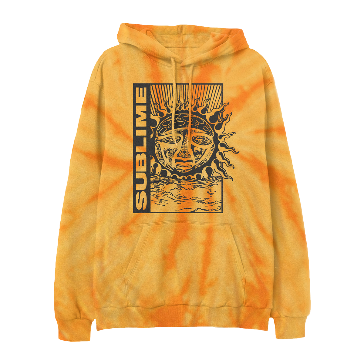 Gold Tie-Dye Sublime Hoodie