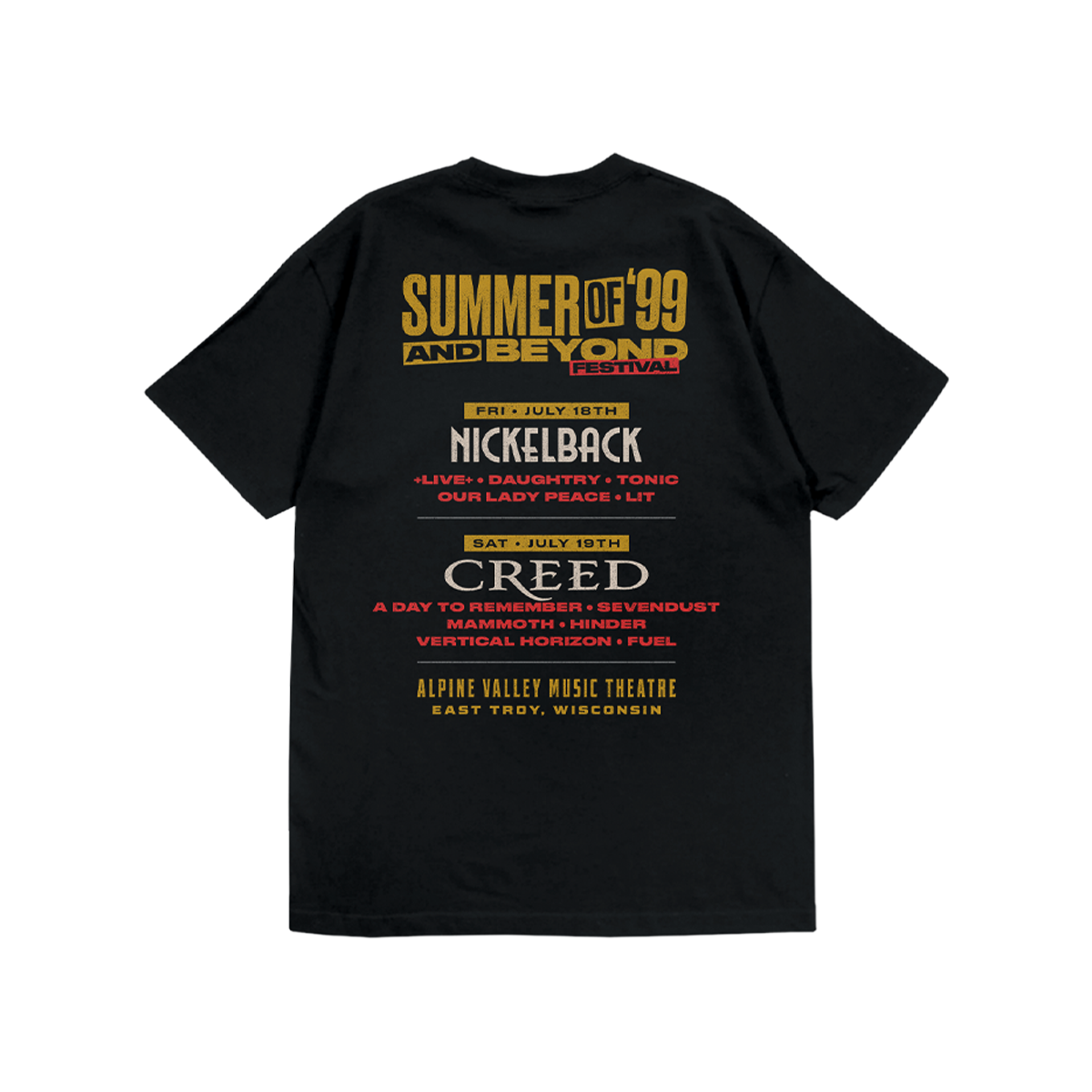 Summer of '99 & Beyond Festival Sneakers Tee