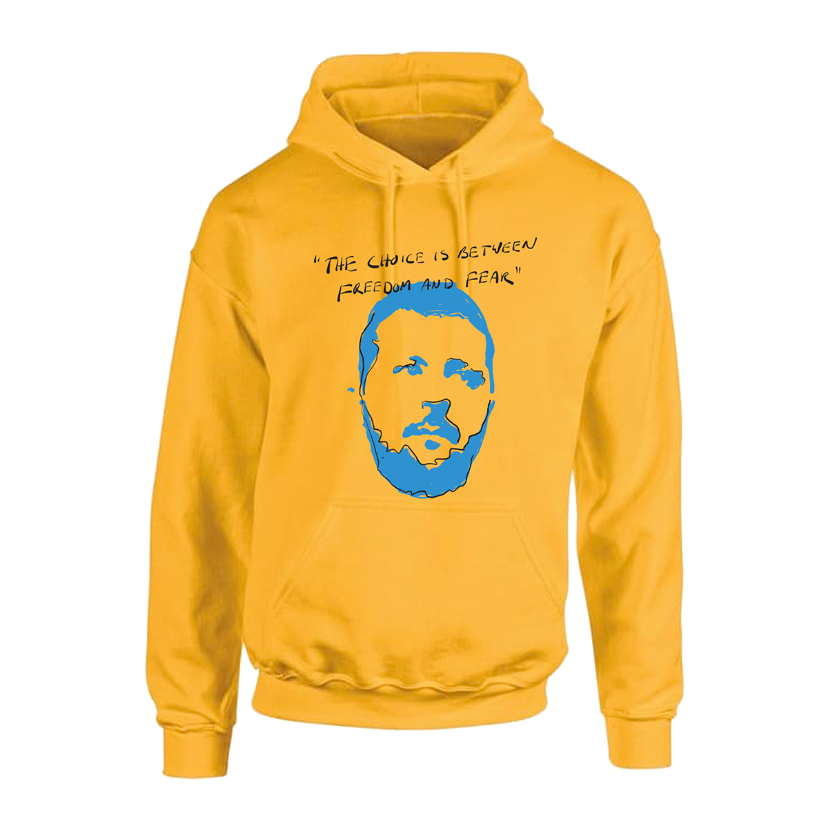 Freedom & Fear Hoodie - Yellow