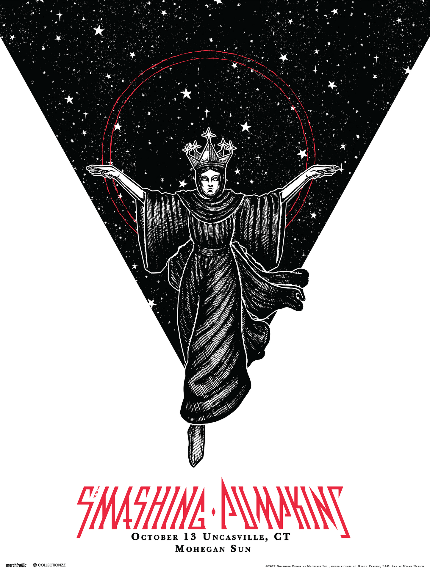 The Smashing Pumpkins Uncasville October 13, 2022 Print