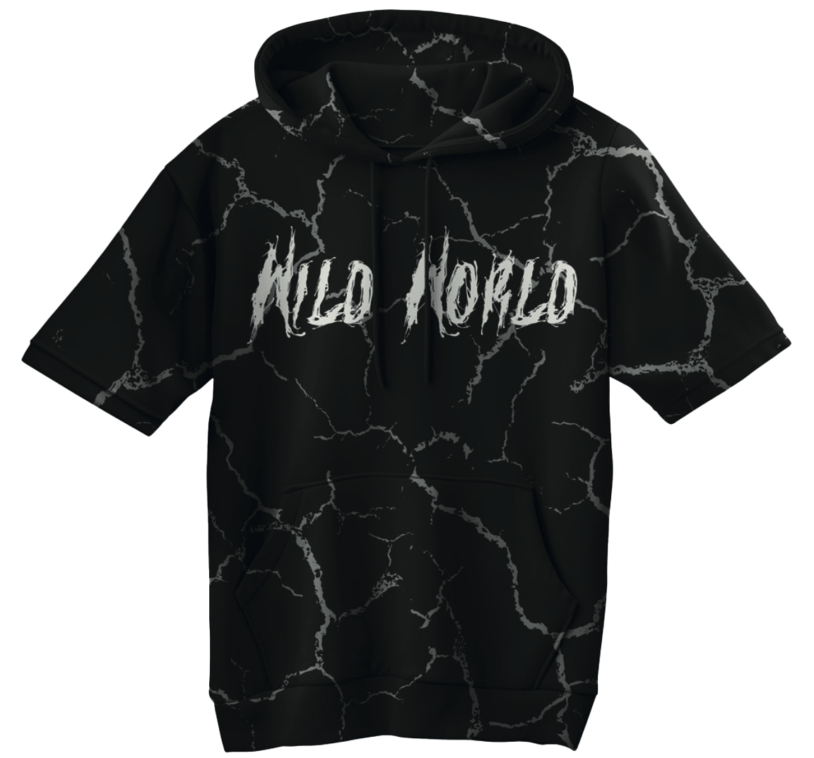 Wild World Short Sleeve Hoody