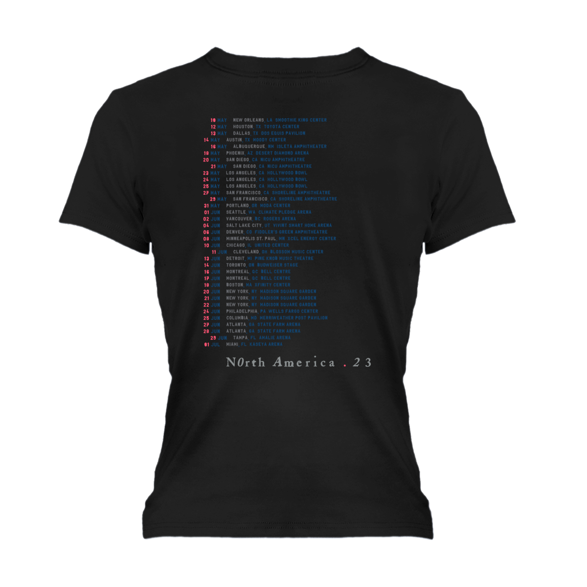 Shows Of A Lost World Band Women's Tee