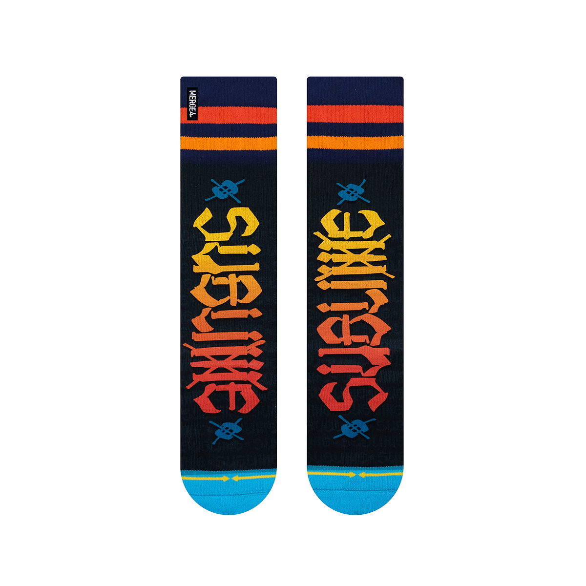 Sublime x Chaz Socks - Blue / Orange