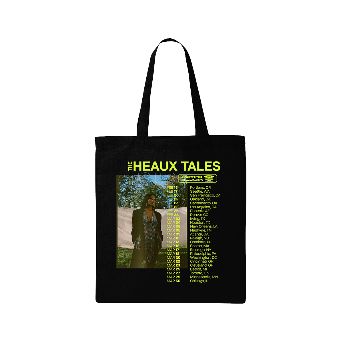 Heaux Tales Tour Black Tote Bag