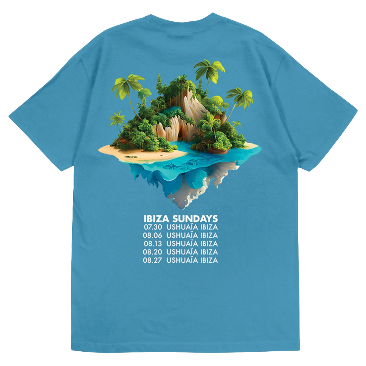 Ibiza Ushuaia Tee - Blue