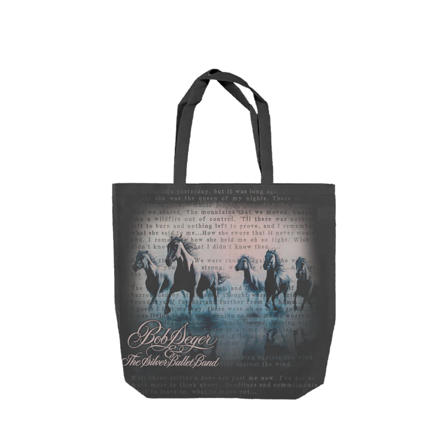 Against The Wind Allover Print Tote Bag