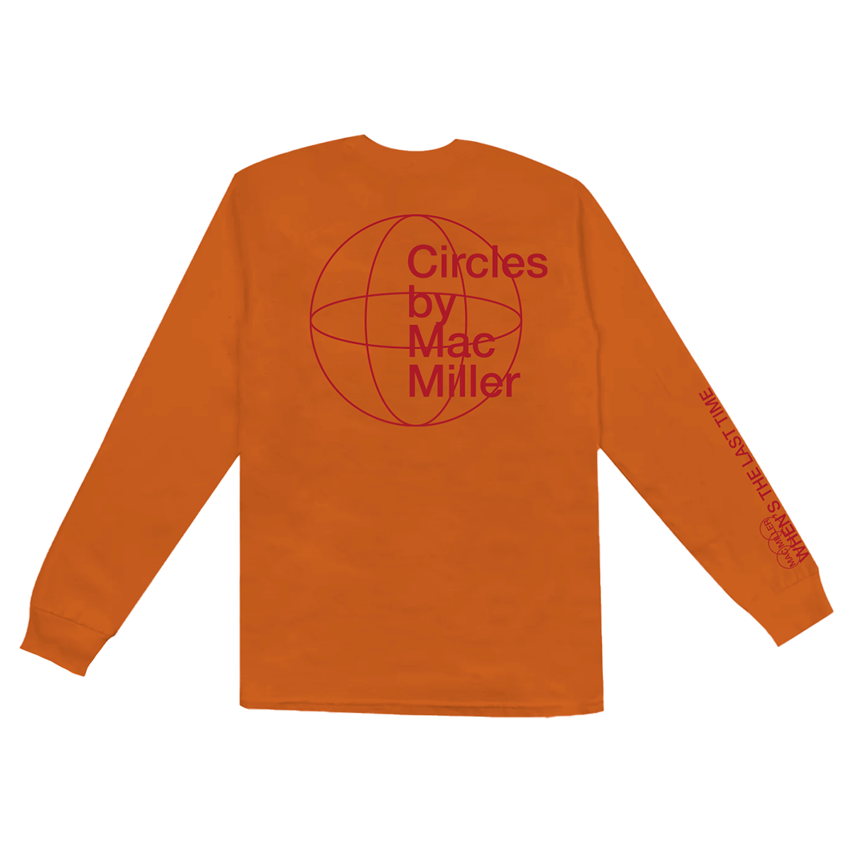 TAKE A LITTLE TIME ORANGE LONG SLEEVE