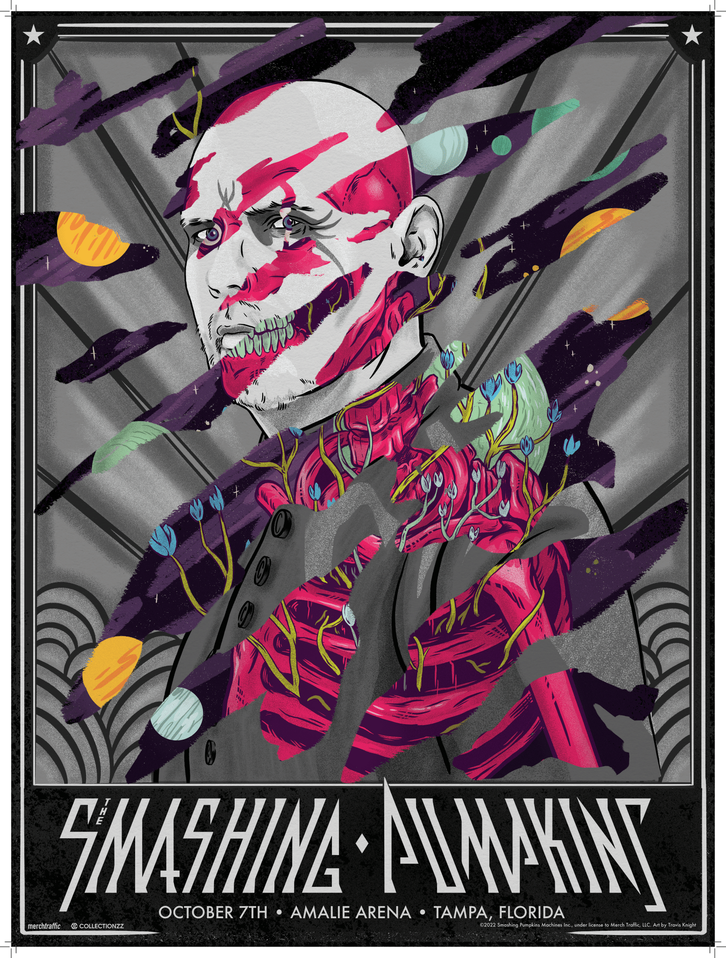 The Smashing Pumpkins Tampa October 7, 2022 Print