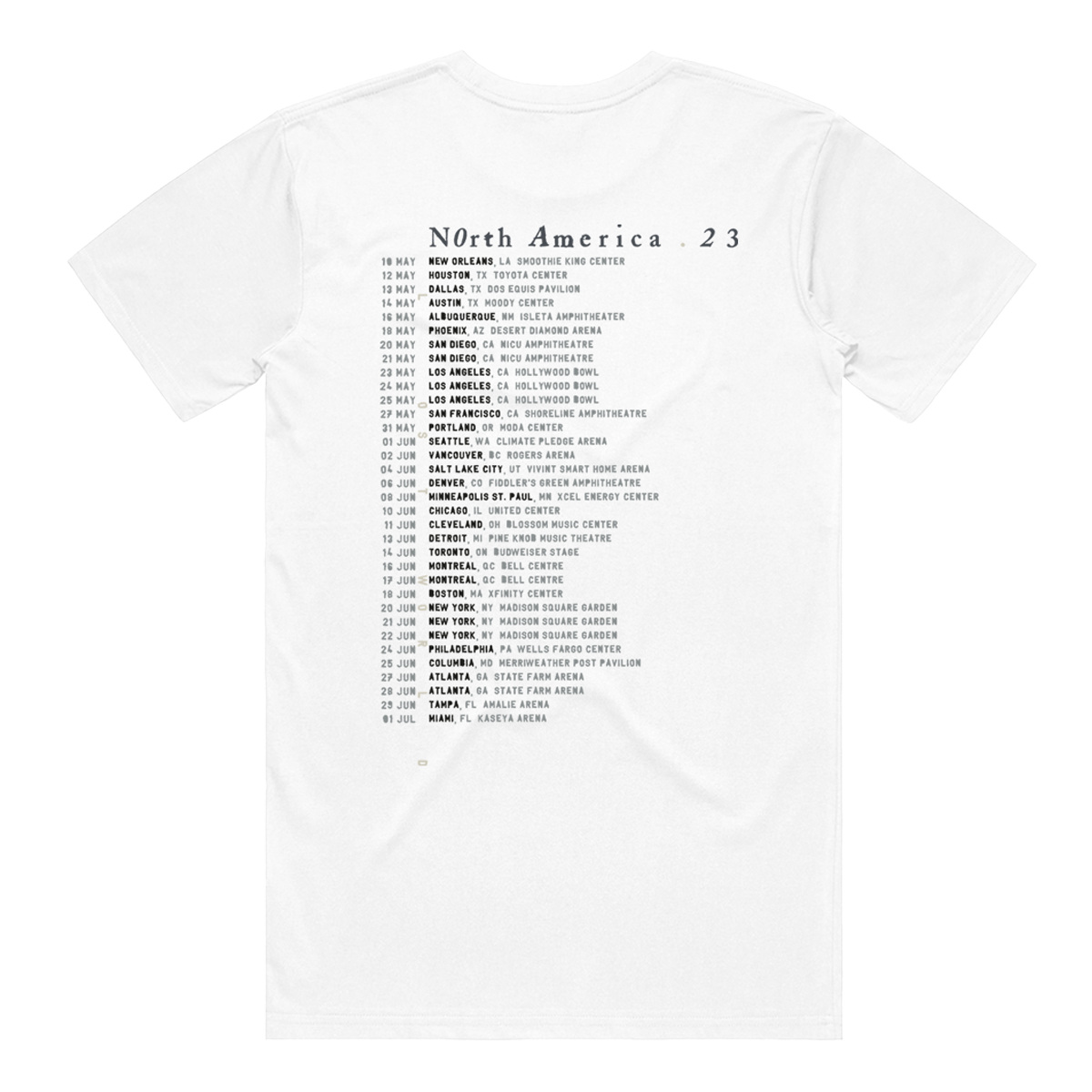 Shows Of A Lost World Logo White Tee