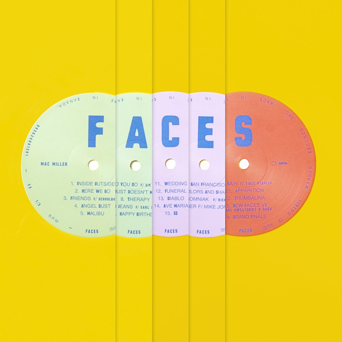 FACES YELLOW EDITION VINYL-Mac Miller