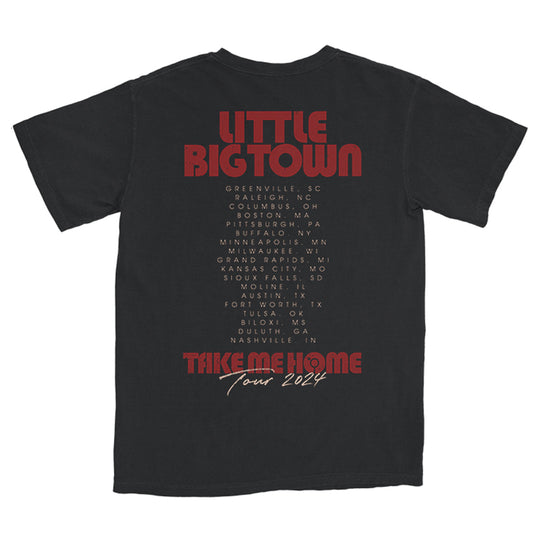 LITTLE BIG TOWN TAKE ME HOME TOUR T-SHIRT