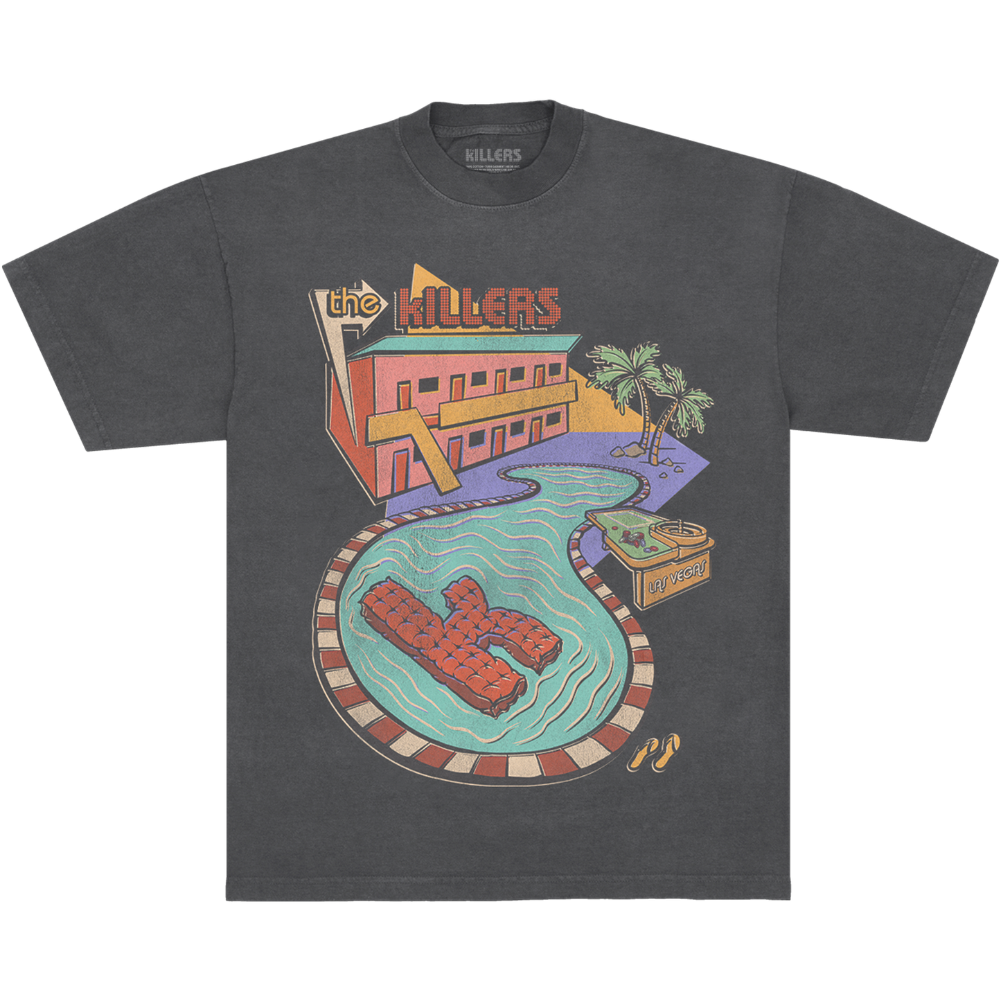 SUMMER POOL TEE - PEPPER