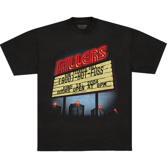 SUMMER MOTEL SIGN TEE - BLACK